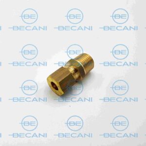 RACOR DE ENTRADA RECTO P/TUBO ø12mm. CONEXIÓN 1/2″M BSP CÓNICA