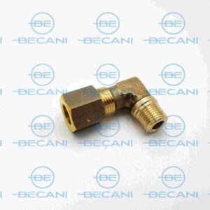 RACOR EN CODO BICONO P/TUBO ø5mm. R1/8″ MACHO BSPT