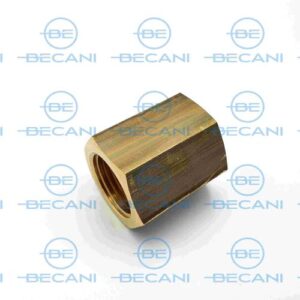 MANGUITO HEXAGONAL EN LATÓN, ROSCA HEMBRA BSPP 1/4″
