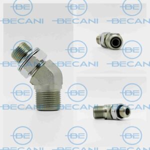 CODO 45º ORIENT. 1″ ORFS – 7/8 SAE