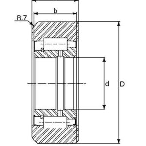 RODAMIENTO PARA CARRETILLA 35X85.5X33/29.5
