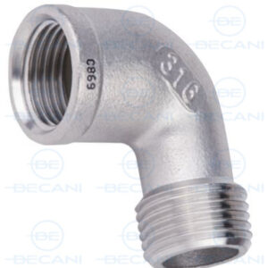 CODO INOX MACHO-HEMBRA 1″