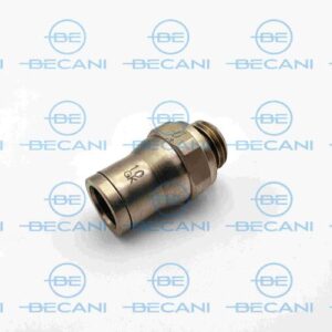 RACOR RECTO EN ACERO INOXIDABLE 1/4″ PARA TUBO DE 6 mm.