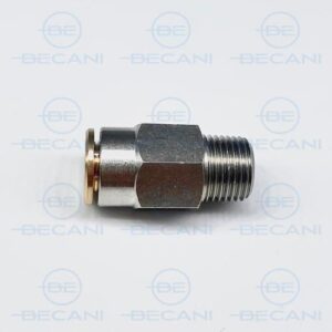 RACOR RECTO ALTA PRESION MACHO CONICO T6-1/8