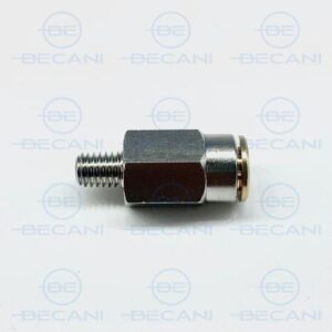 RACOR RECTO ALTA PRESION  MACHO CONICO T6-M6