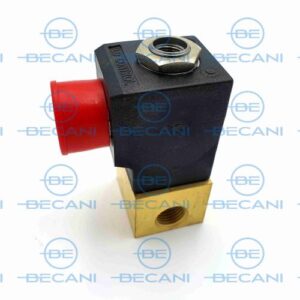 ELECTROVALVULA 3/2, N.C., 1/4″, CUERPO EN LATON, JUNTAS NBR, 24V/50Hz. 13VA