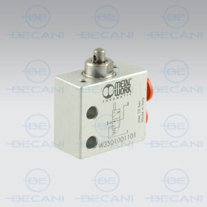 MICRO VALVULA DE ACCIONAMIENTO MECÁNICO 3/2, NC, SALIDAS A TUBO DE 4 mm – W3501001101